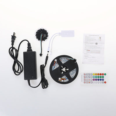 Firework Strips LED Starburst String Lights With Sound Control For Bedroom