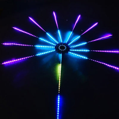 Firework Strips LED Starburst String Lights With Sound Control For Bedroom