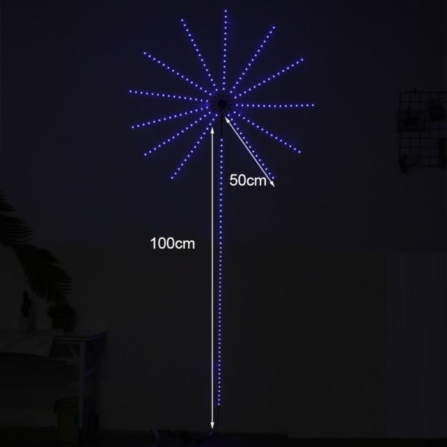 Firework Strips LED Starburst String Lights With Sound Control For Bedroom
