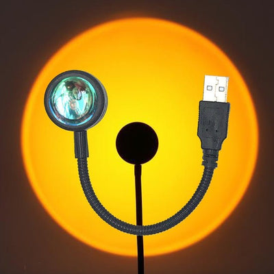 LED Sunset Lamp Neon Light Projector For Bedroom Wall Decor