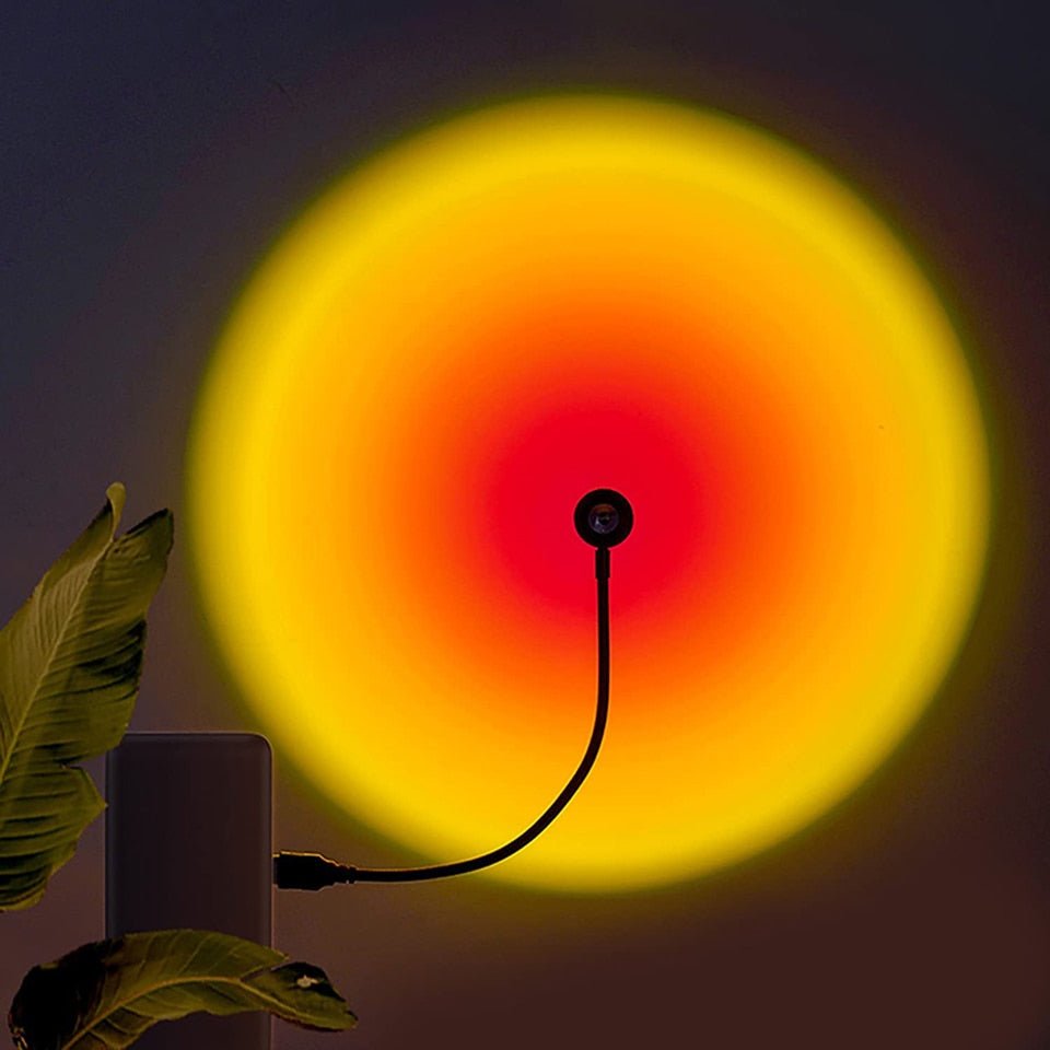 LED Sunset Lamp Neon Light Projector For Bedroom Wall Decor