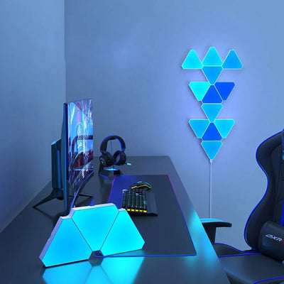 LED Triangular Quantum Lamp Triangle Wall Light For Party Decor