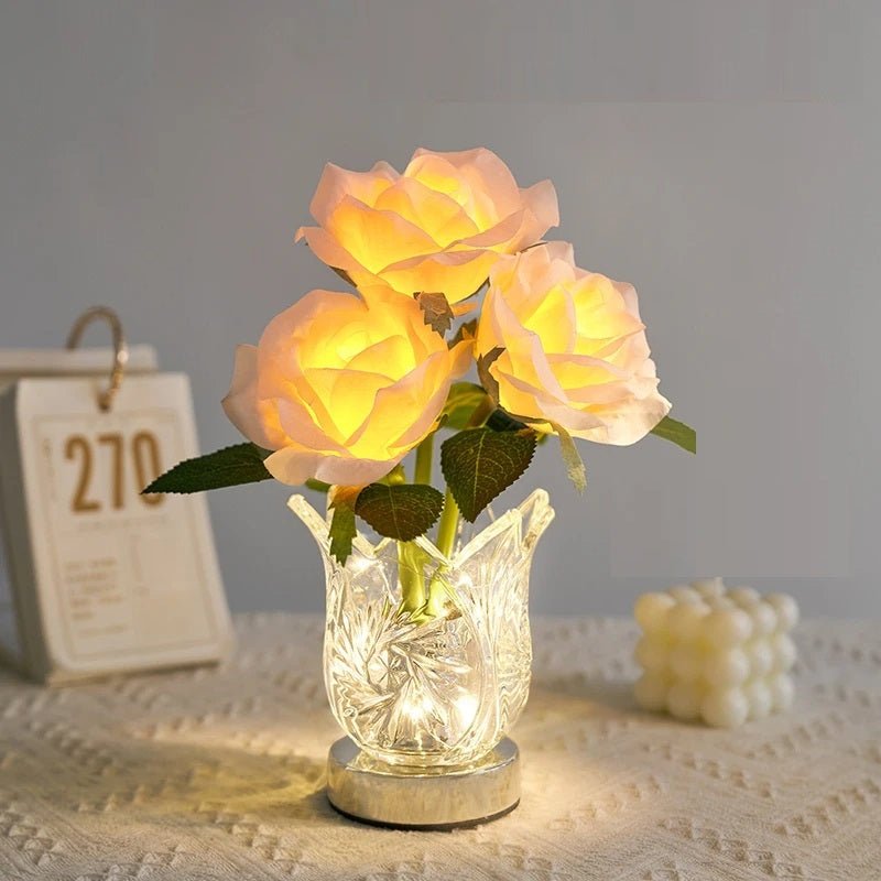 LED Tulip Lamp Flowerpot Night Light For Cozy Home Décor