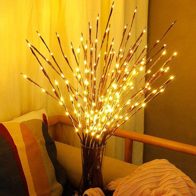 LED Willow Branch Lamp Decorative Ambient Light For Home