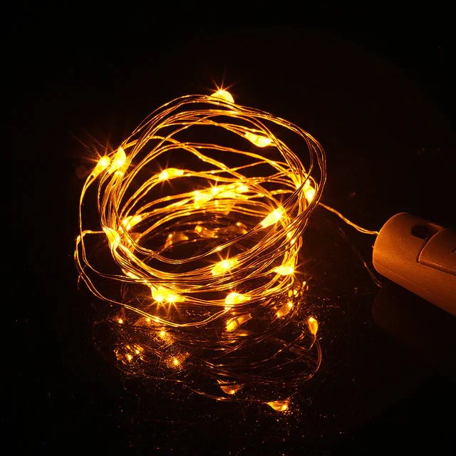 LED Wine Bottle Lights Cork Battery Operated Mini Fairy String Lights