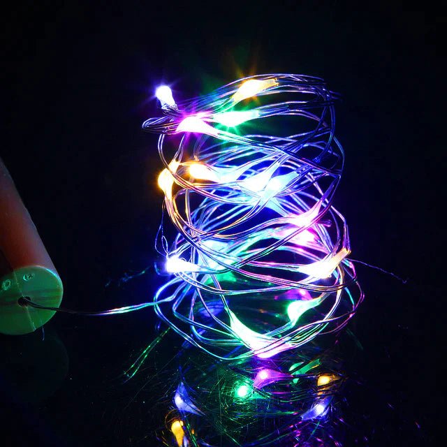LED Wine Bottle Lights Cork Battery Operated Mini Fairy String Lights