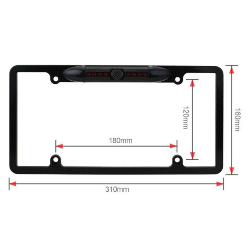 Rear View Camera License Plate Frame With Waterproof Housing