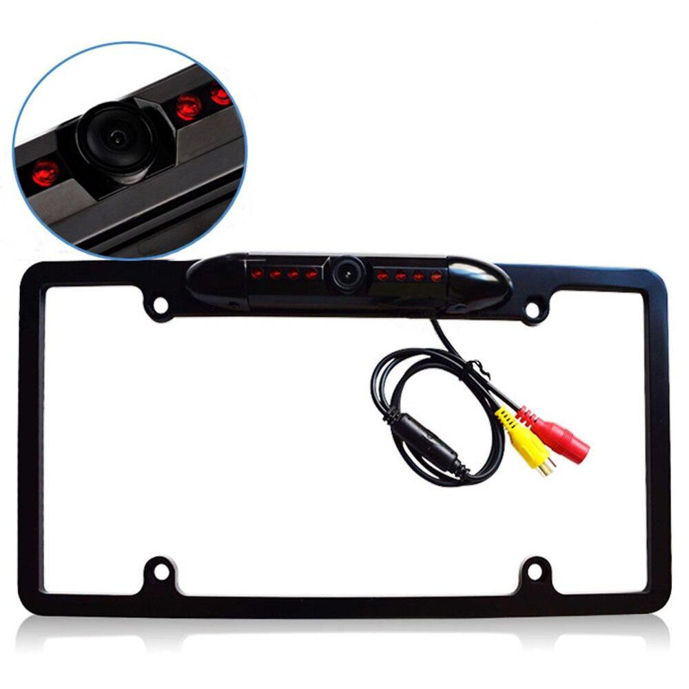 Rear View Camera License Plate Frame With Waterproof Housing