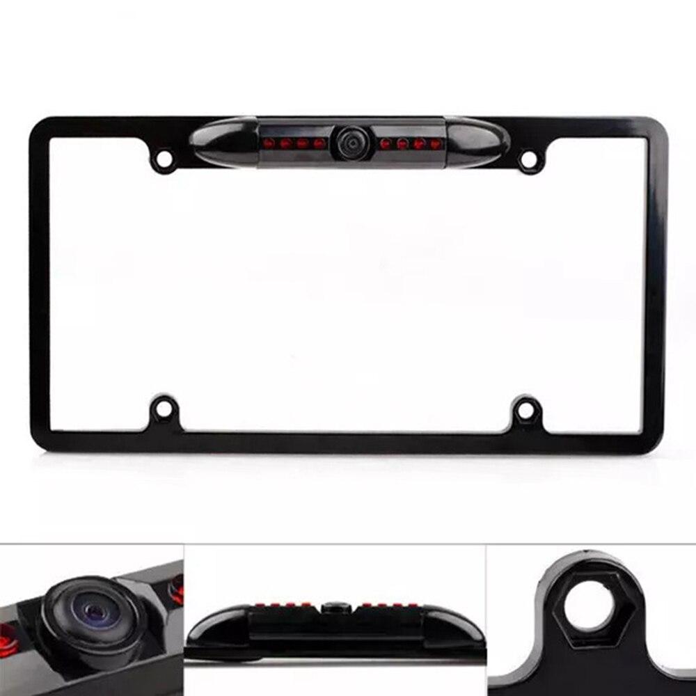 Rear View Camera License Plate Frame With Waterproof Housing