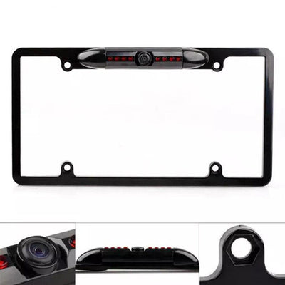 Rear View Camera License Plate Frame With Waterproof Housing