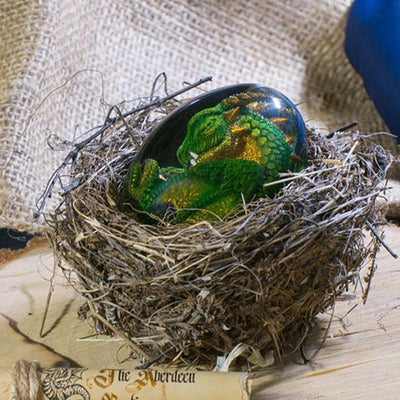 Lifelike Lava Dragon Egg Decorative Collectible Fantasy Ornament