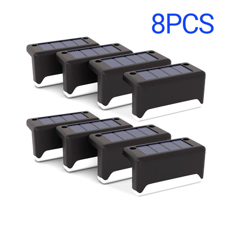 Outdoor Solar LED Deck Lights Waterproof Garden Pathway Lighting