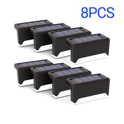 Outdoor Solar LED Deck Lights Waterproof Garden Pathway Lighting