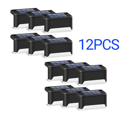 Outdoor Solar LED Deck Lights Waterproof Garden Pathway Lighting
