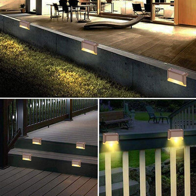 Outdoor Solar LED Deck Lights Waterproof Garden Pathway Lighting