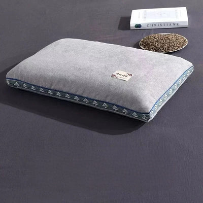 Buckwheat Hull Neck Pillow For Side And Back Sleepers Support