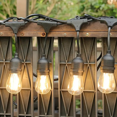 Durable LED Solar Festoon Lights For Outdoor And Garden Use
