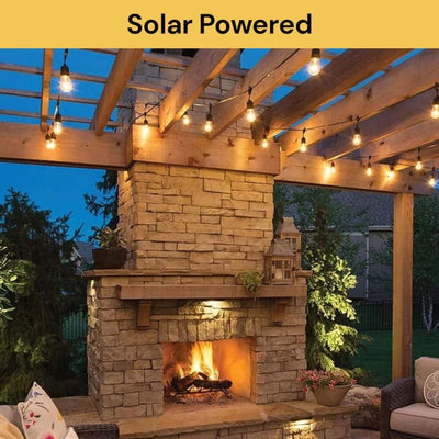 Durable LED Solar Festoon Lights For Outdoor And Garden Use