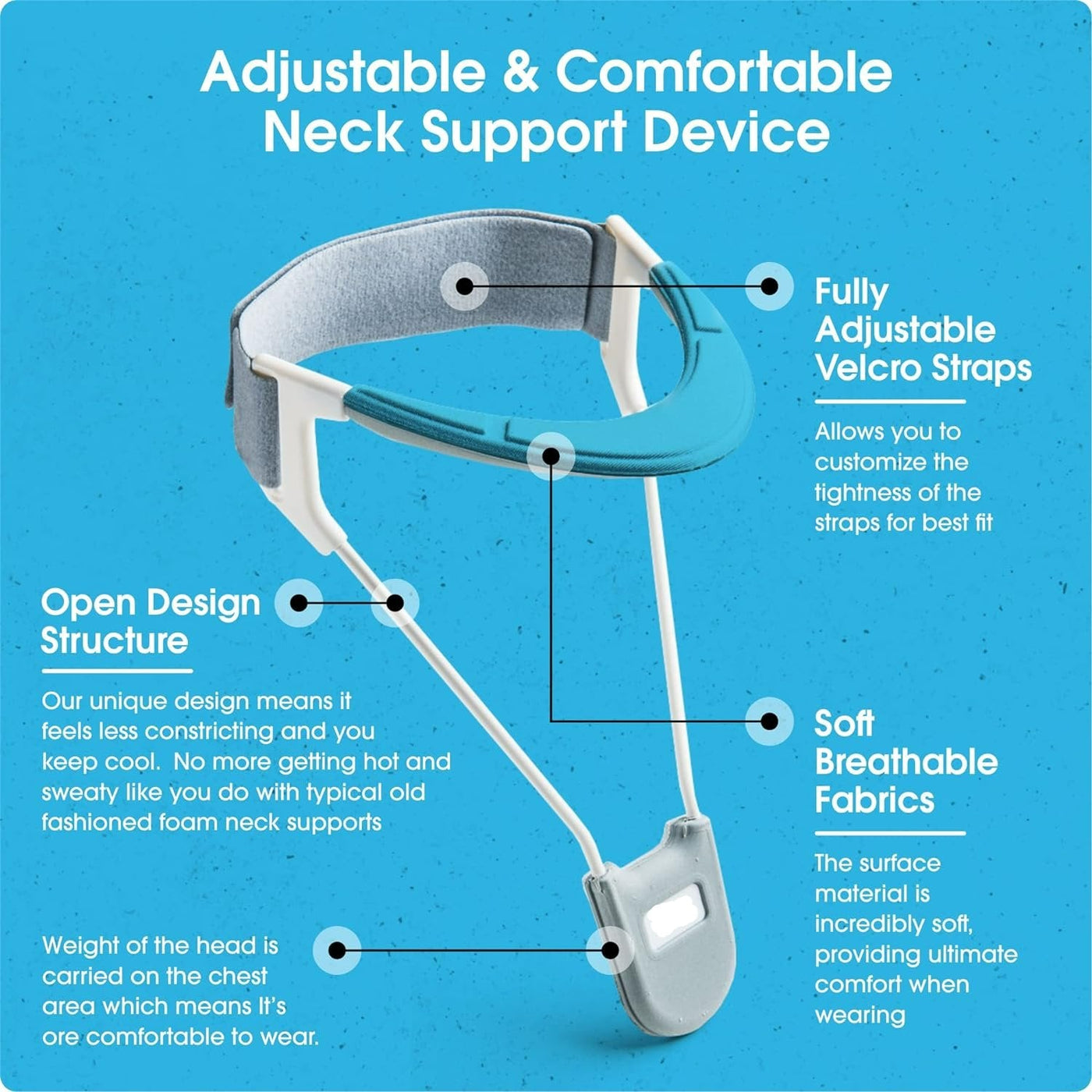 Lightweight Cervical Collar Neck Traction Device Posture Corrector