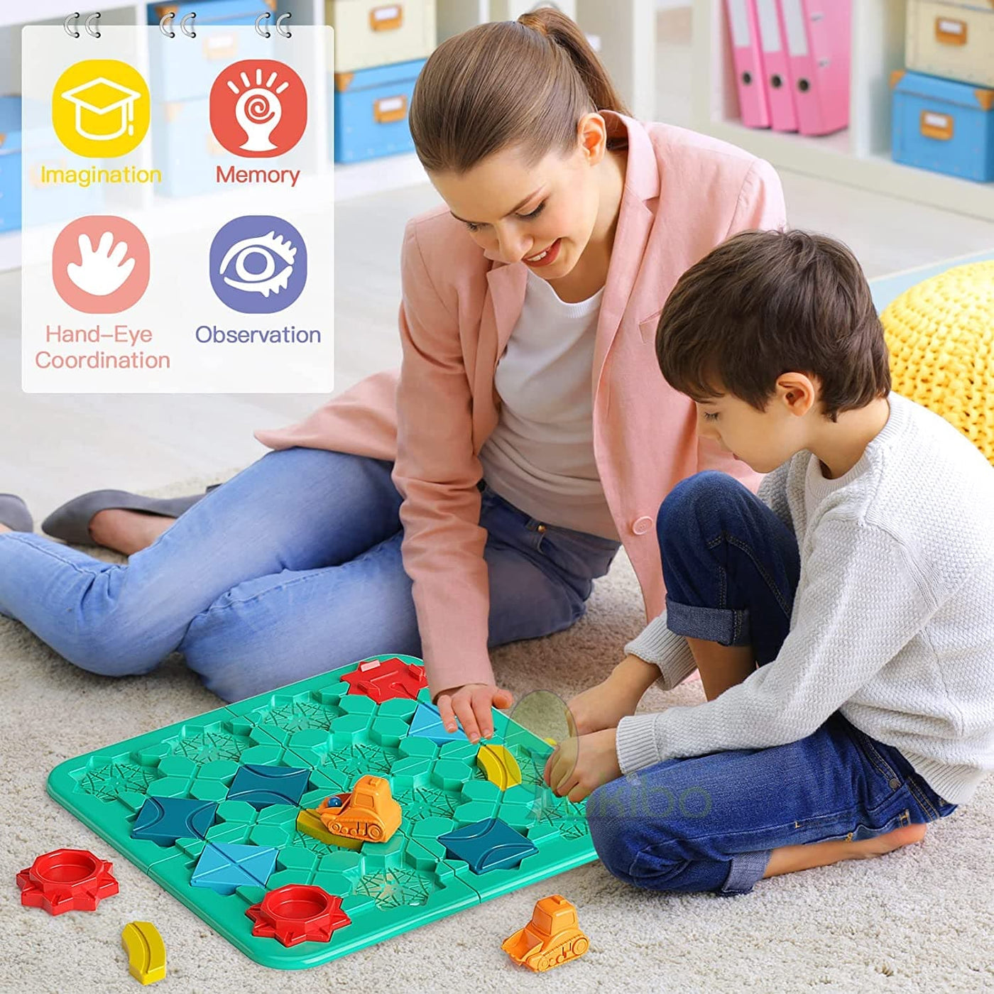 SmartyPuzzle Logic Board Game For Kids Enhancing Creativity And Thinking