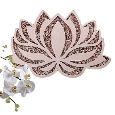 Lotus Flower LED Wall Art Mandala Decorative Light Panel