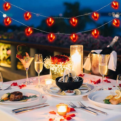Heart String Lights LED Romantic Love Decoration Lights