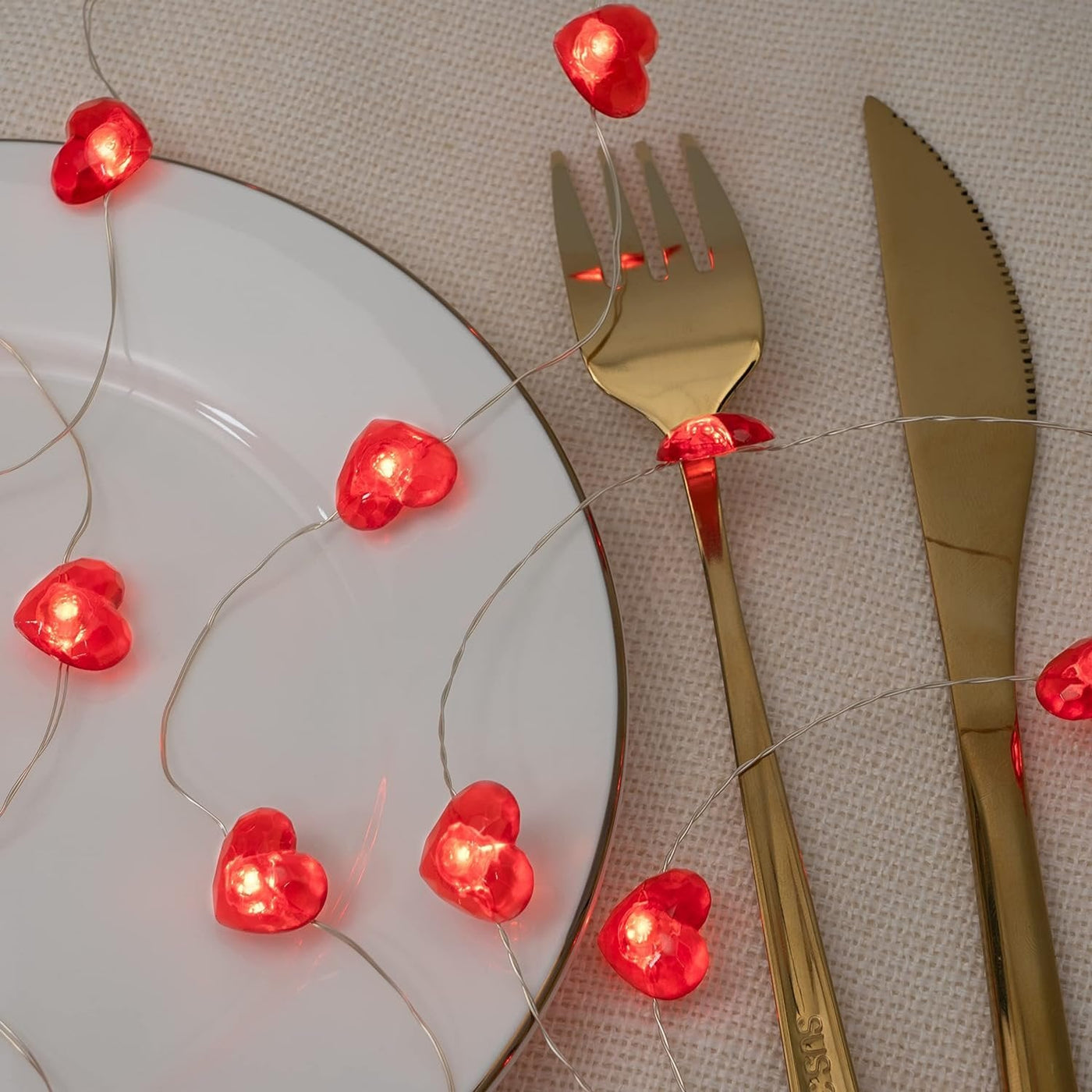 Heart String Lights LED Romantic Love Decoration Lights