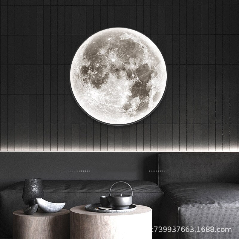 Luxury Moon Wall Lamp Nordic Light For Living Room Bedroom Hallway