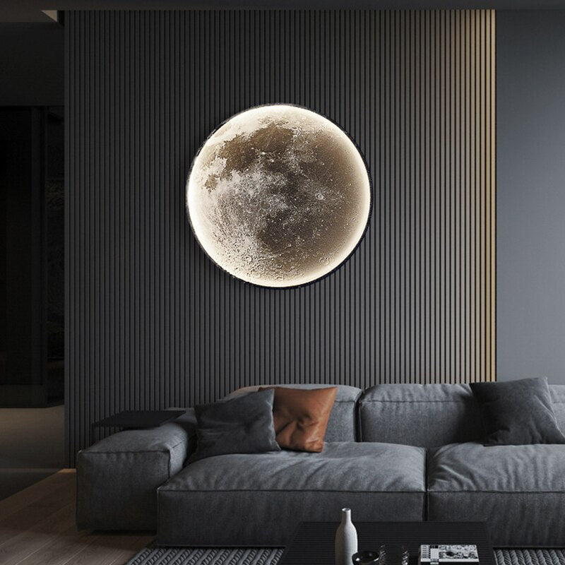 Luxury Moon Wall Lamp Nordic Light For Living Room Bedroom Hallway