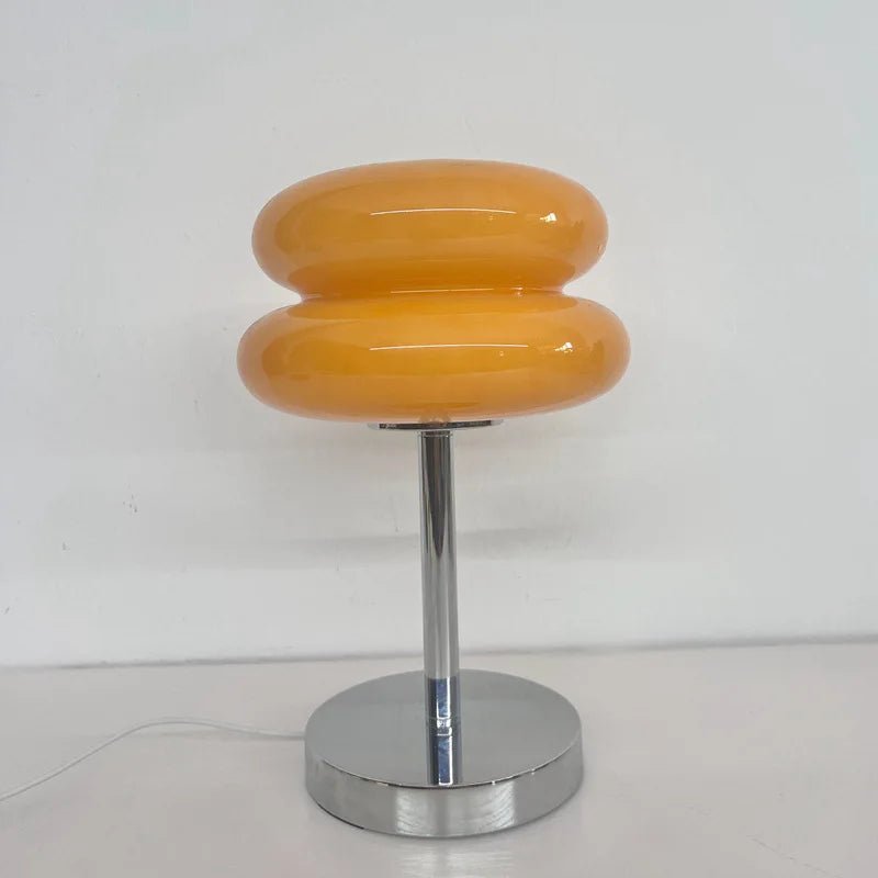 Macaron Glass Table Lamp Tricolor Dimming Eye-Caring Night Light