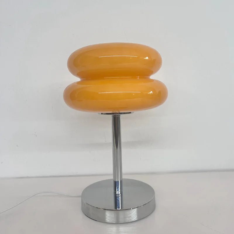Macaron Glass Table Lamp Tricolor Dimming Eye-Caring Night Light