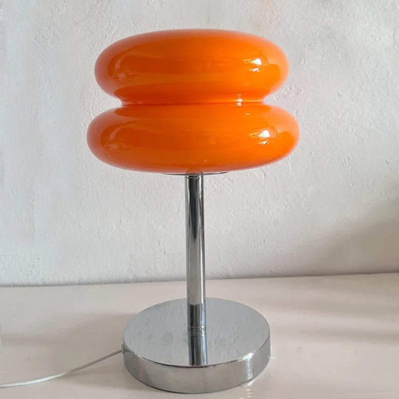 Macaron Glass Table Lamp Tricolor Dimming Eye-Caring Night Light