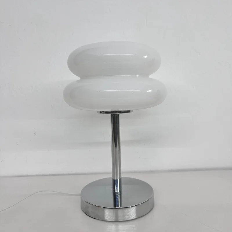 Macaron Glass Table Lamp Tricolor Dimming Eye-Caring Night Light