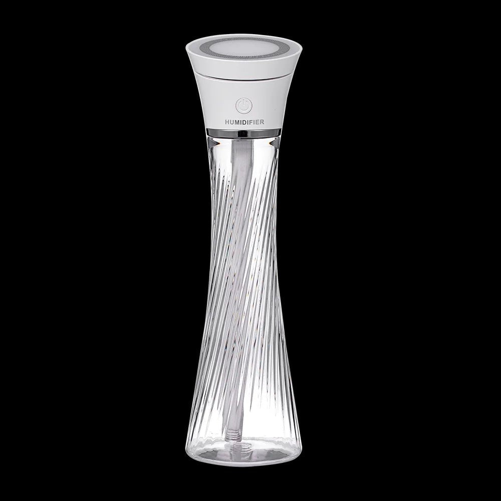 Magic Tower Portable USB Air Humidifier With Night Light 250ml Tank