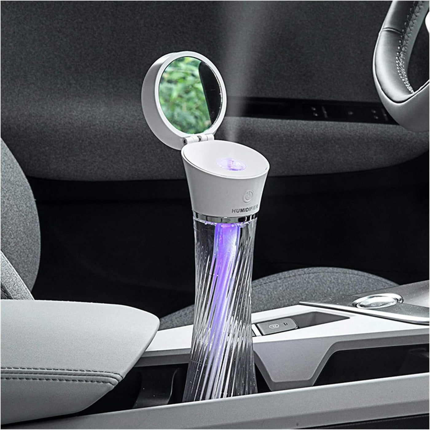 Magic Tower Portable USB Air Humidifier With Night Light 250ml Tank