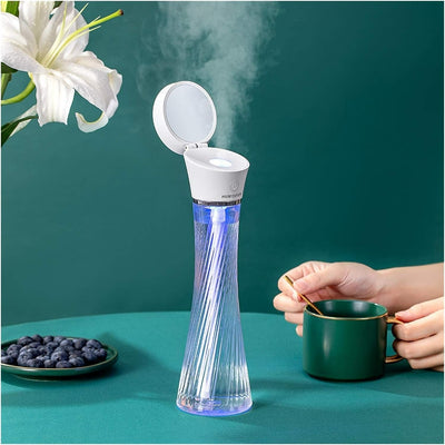 Magic Tower Portable USB Air Humidifier With Night Light 250ml Tank