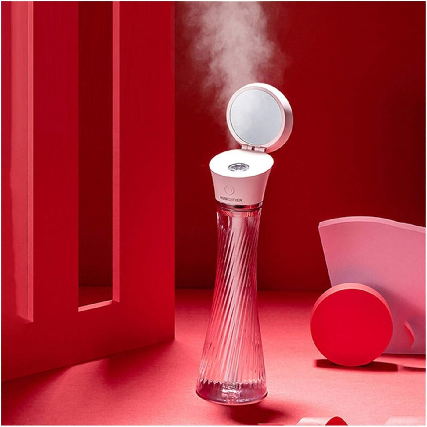 Magic Tower Portable USB Air Humidifier With Night Light 250ml Tank