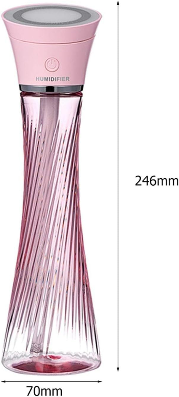 Magic Tower Portable USB Air Humidifier With Night Light 250ml Tank