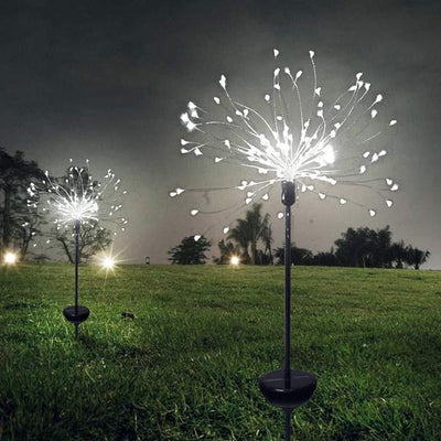 Solar Garden Lights Firework Design Outdoor Decorative Lighting