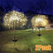 Solar Garden Lights Firework Design Outdoor Decorative Lighting