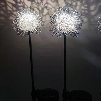 Solar Dandelion Garden Lights LED Fairy Firework Outdoor Decor