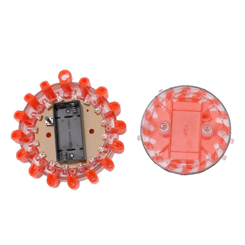 Magnetic LED Emergency Safety Flare Red Warning Light For Vehicles