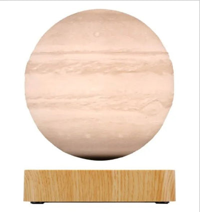 Magnetic Levitating Moon Lamp With Floating Jupiter And Saturn Lights