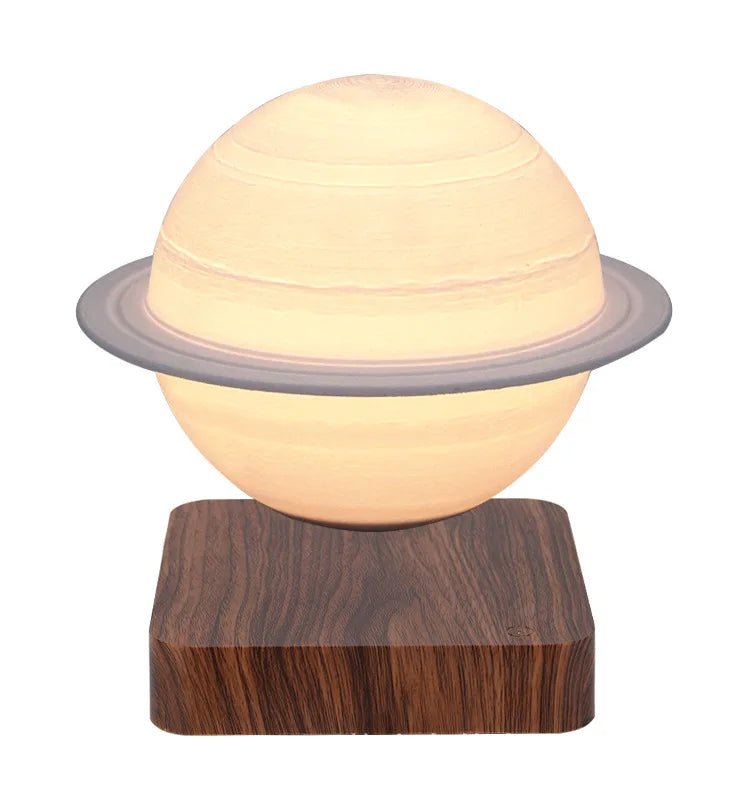 Magnetic Levitating Moon Lamp With Floating Jupiter And Saturn Lights