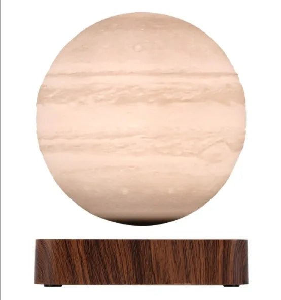 Magnetic Levitating Moon Lamp With Floating Jupiter And Saturn Lights