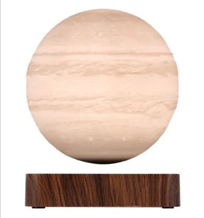 Magnetic Levitating Moon Lamp With Floating Jupiter And Saturn Lights