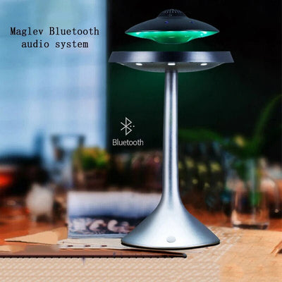Magnetic Levitation Bluetooth Speaker Floating LED Charging Lamp