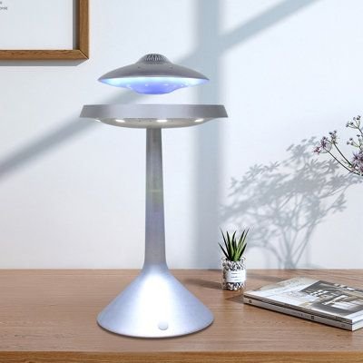 Magnetic Levitation Bluetooth Speaker Floating LED Charging Lamp