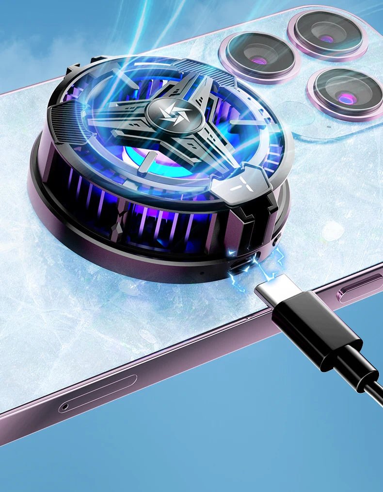 Mobile Phone Gaming Cooler With Ultra-Fast Semiconductor Radiator