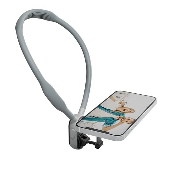 Magnetic Neck Phone Holder Hands Free Cell Phone Mount For Vlog